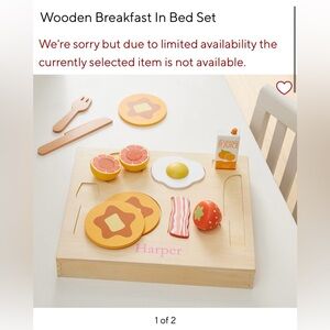 Pottery Barn Kids Harper Wooden Breakfast Set